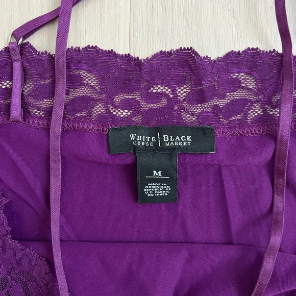 White House Black Market Purple Tank - Picture 3 of 3